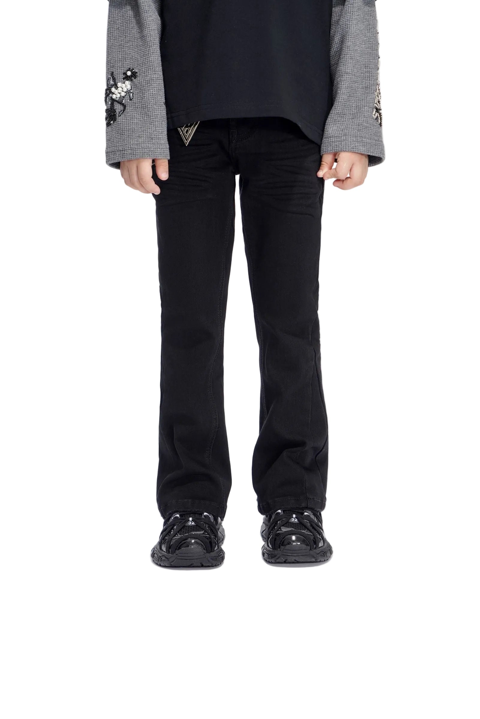 Jr.Stacked Kids Jeans Blk-thumbmail-1
