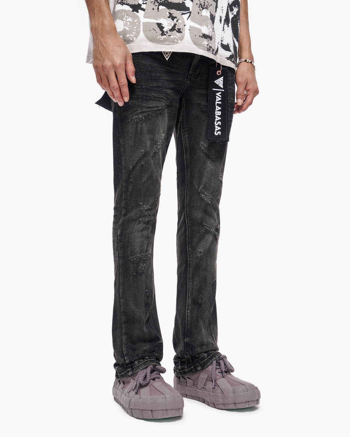Wired Black Wash Stacked Jeans-thumbmail-6
