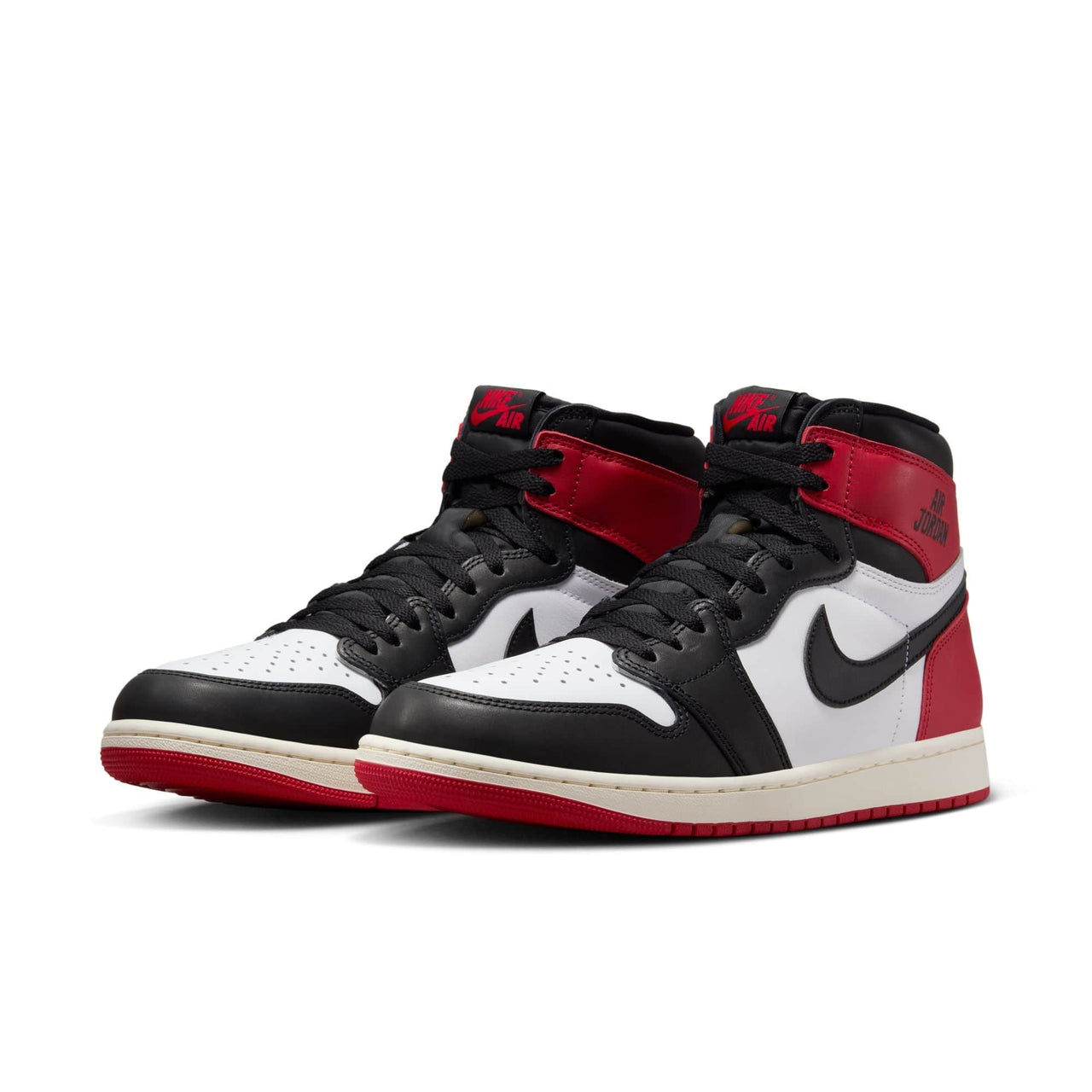 Air Jordan Footwear 7.5 / WHITE/BLACK-VARSITY RED-SAIL Air Jordan 1 Retro High OG