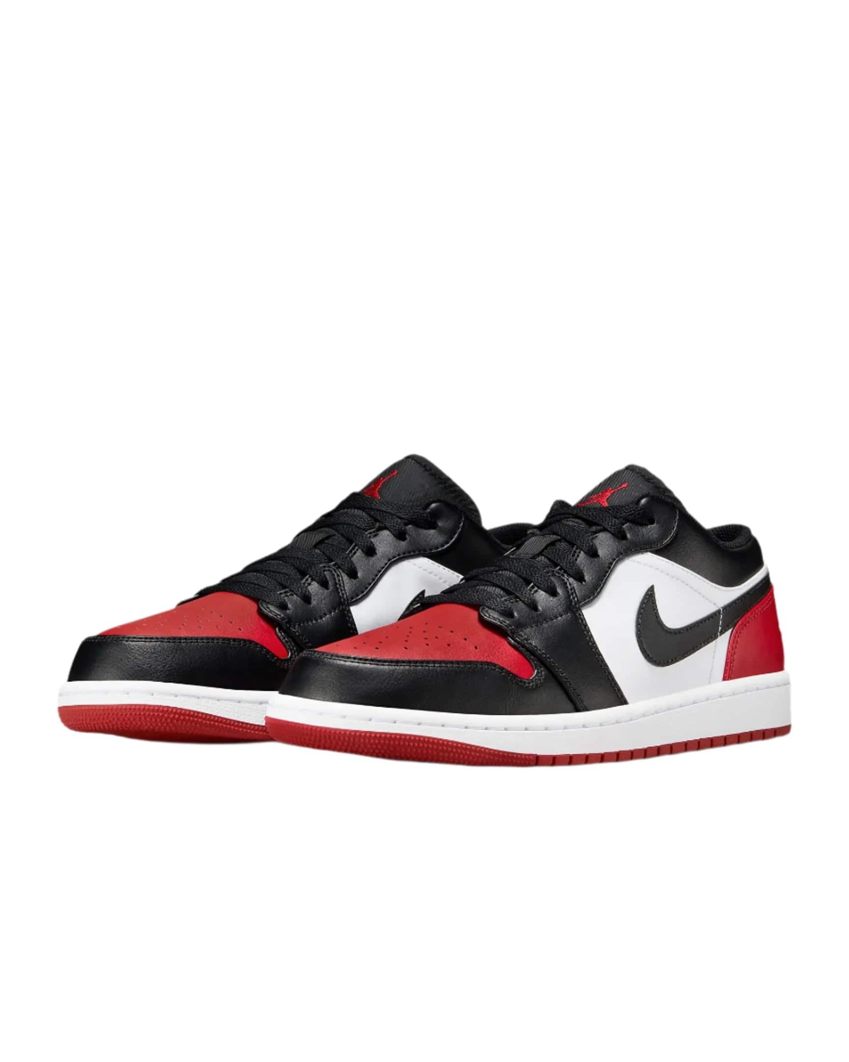 Air Jordan Footwear 7.5 / WHITE/BLACK-VARSITY RED-WHITE Air Jordan 1 Low