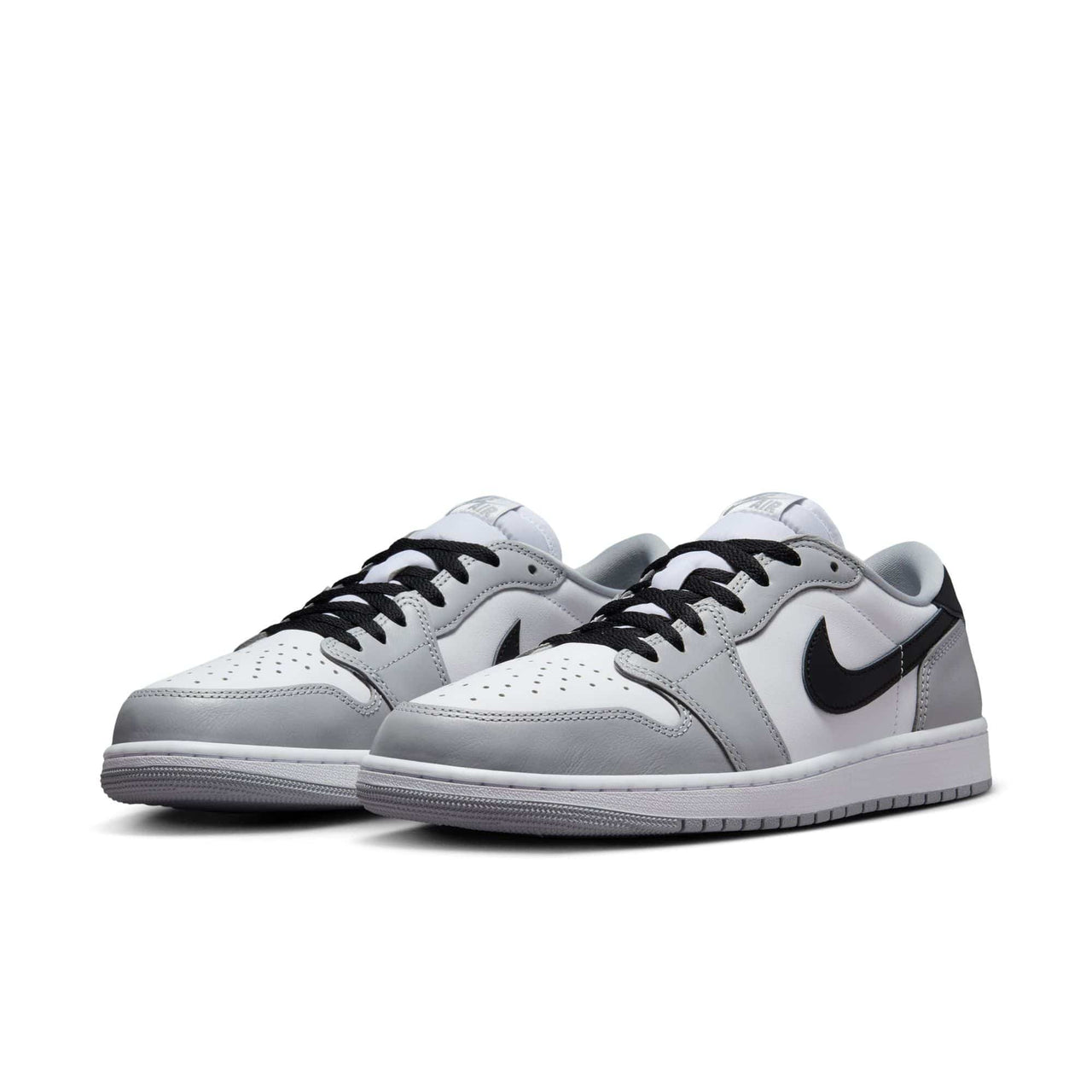 Air Jordan Footwear 7.5 / WHITE/BLACK-WOLF GREY Air Jordan 1 Low OG