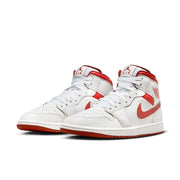 Air Jordan Footwear 7.5 / WHITE/LOBSTER-DUNE RED-SAIL Air Jordan 1 Mid SE