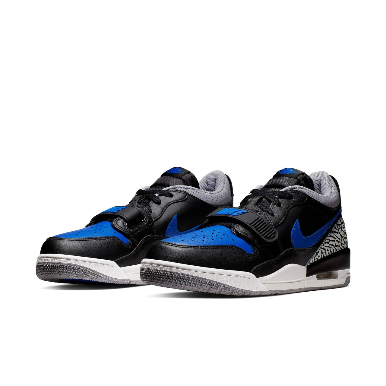 Air Jordan Footwear 8 / BLACK/GAME ROYAL-WHITE-CEMENT GREY Air Jordan Legacy 312 Low