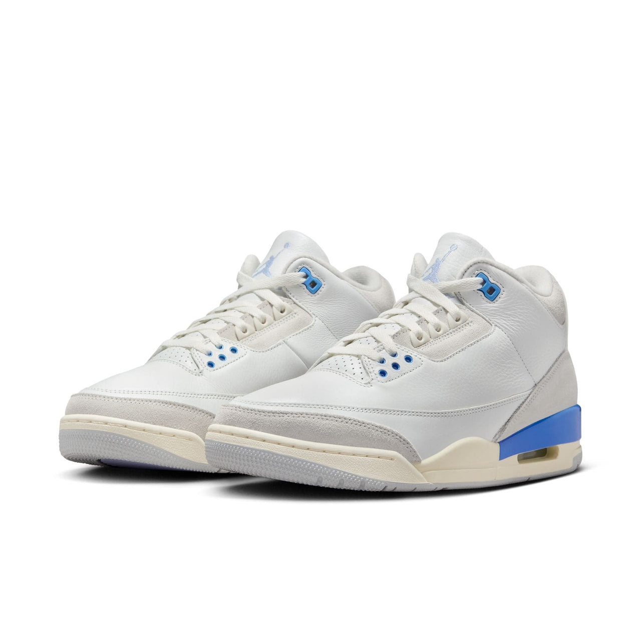 Air Jordan Footwear 8 / SUMMIT WHITE/HYDROGEN BLUE-LEGEND BLUE Air Jordan 3 Retro