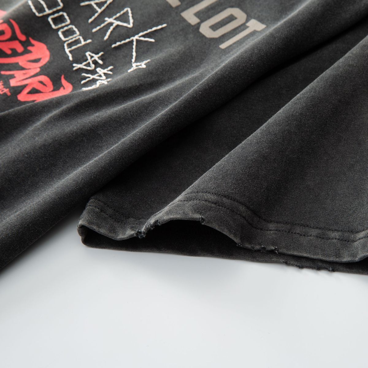Hem View of the ALOCS HP Stickered Up in Black