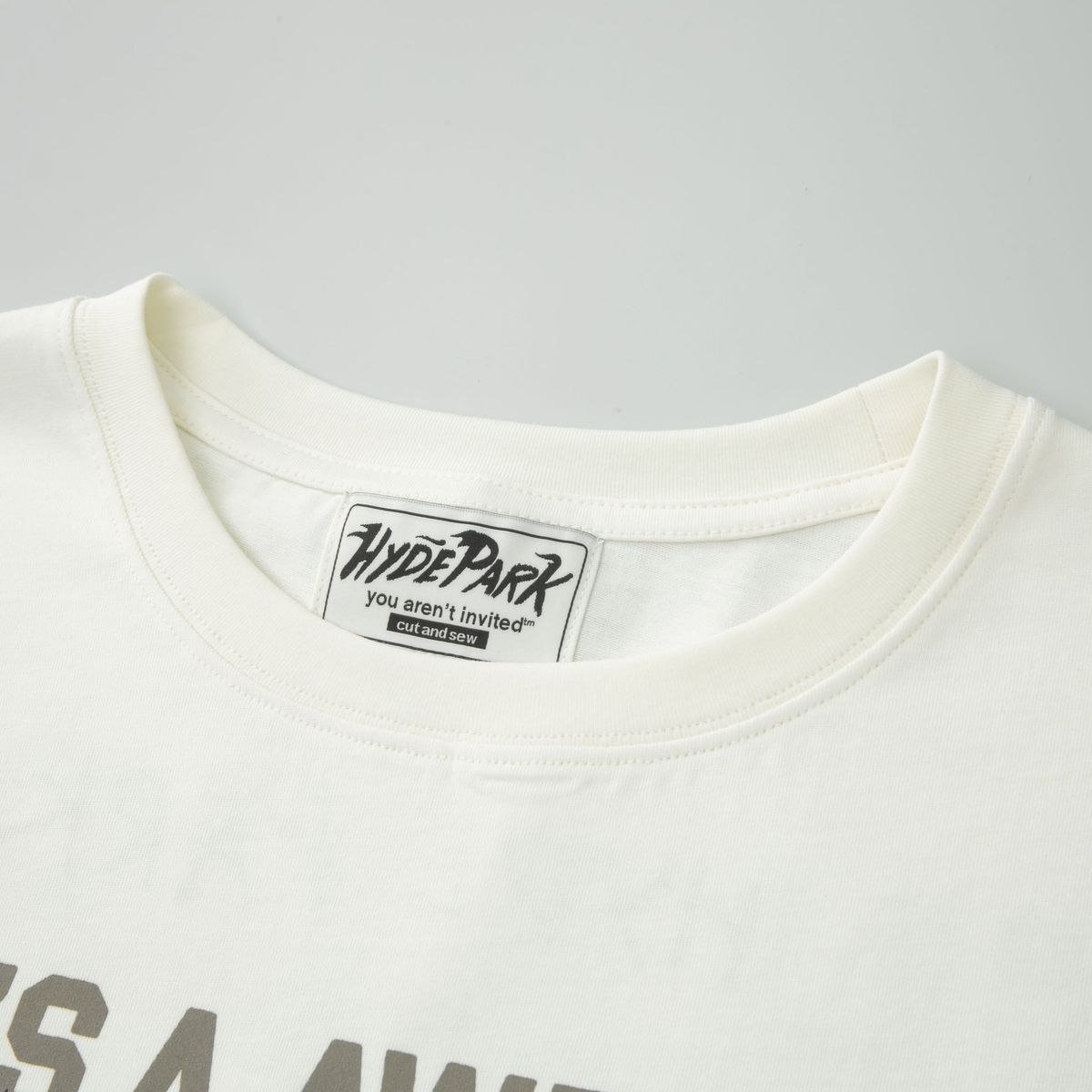 Front Collar View of the ALOCS HP Stickered Up in White