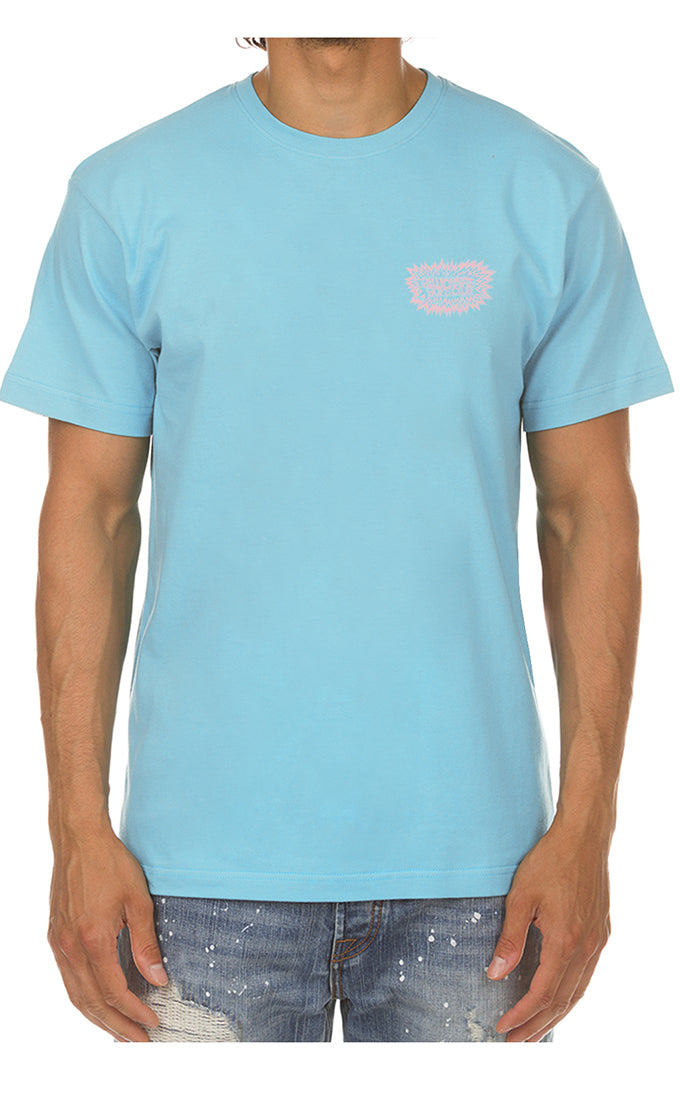 Front View of the Billionaire Boys Club BB Burst SS Tee in baltic sea