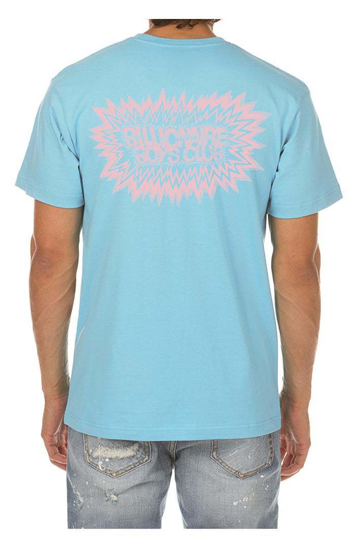 Back View of the Billionaire Boys Club BB Burst SS Tee in baltic sea