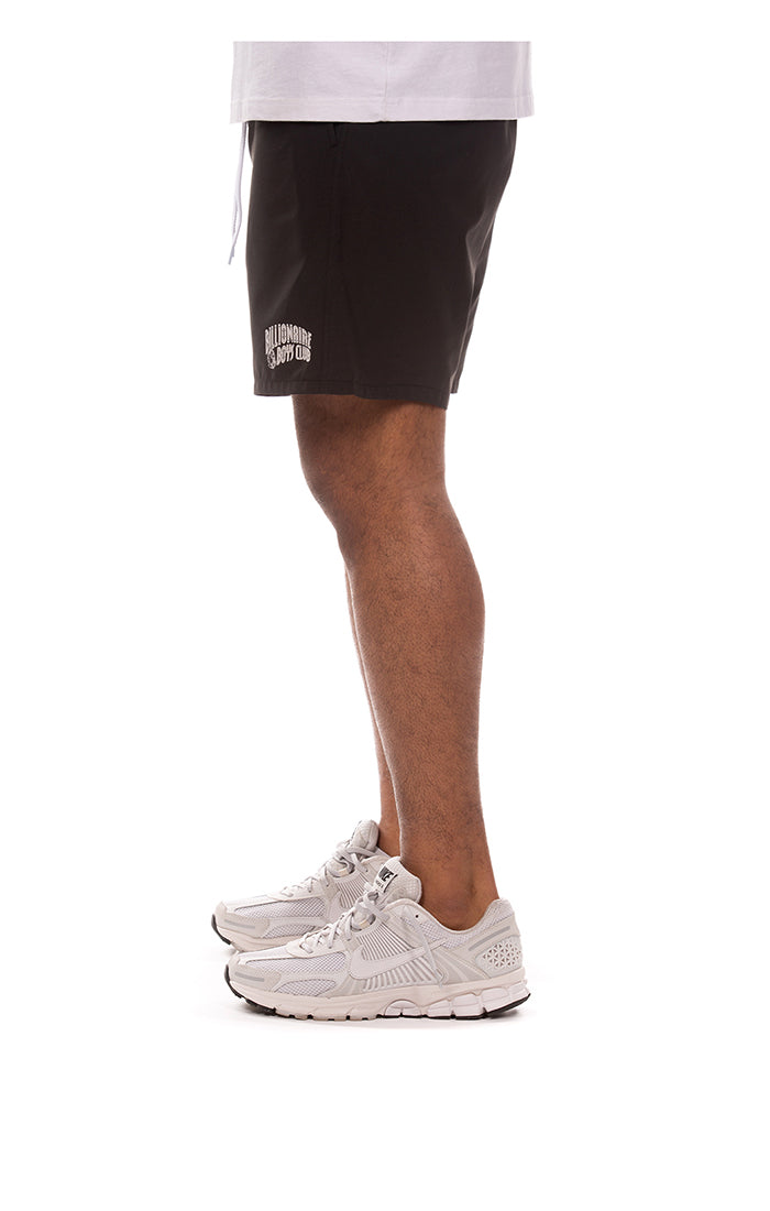 Left side view of BB Curve Shorts in Black - Men's Shorts
