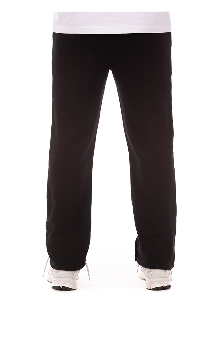 Back View of the Billionaire Boys Club BB Curve Sweatpants in black