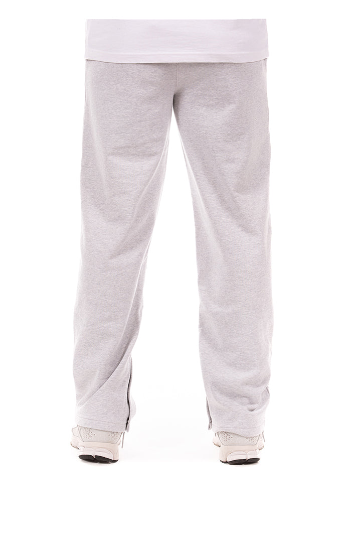 Back View of the  Billionaire Boys Club BB Curve Sweatpants in heather grey