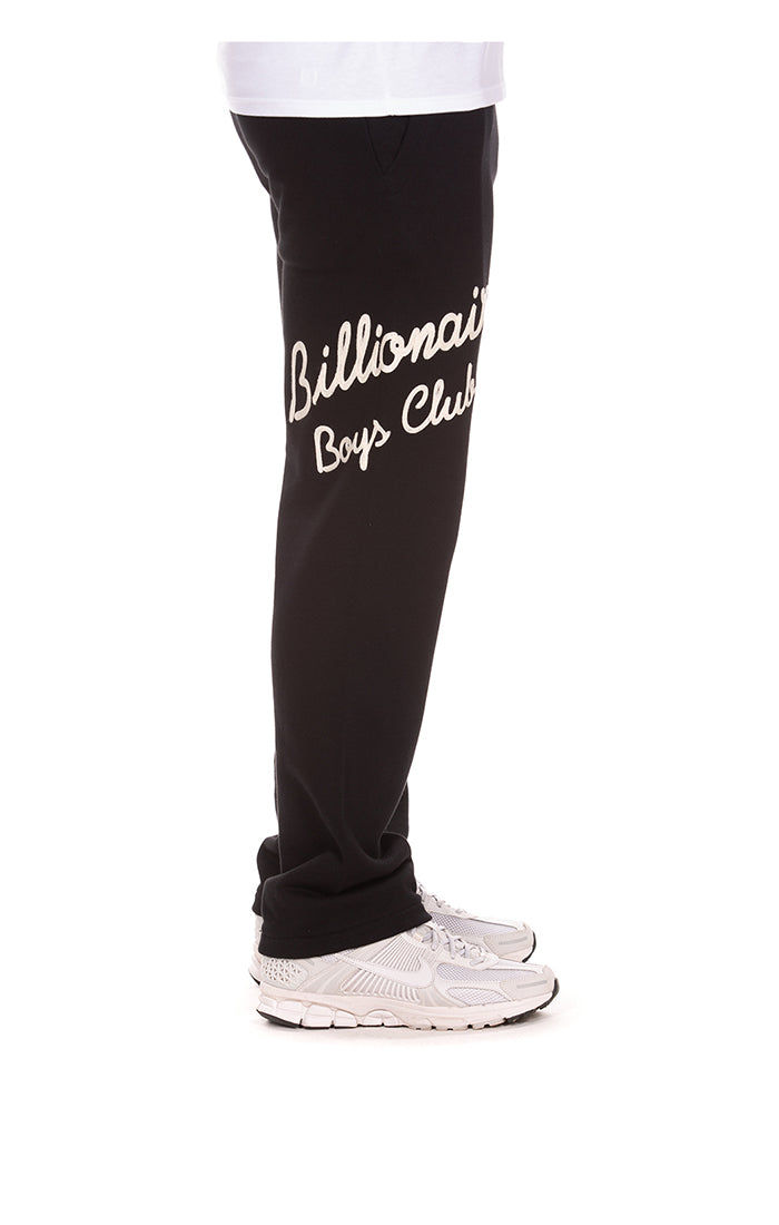 Right Side View of the Billionaire Boys Club Helmet Sweatpants in black