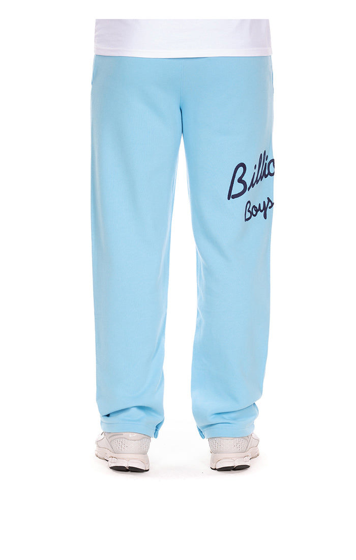 Back View of the Billionaire Boys Club Helmet Sweatpants in Baltic Sea