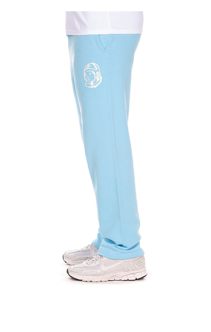 Left Side View of the Billionaire Boys Club Helmet Sweatpants in Baltic Sea