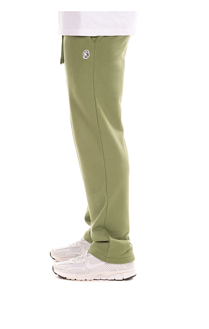 Left View of the Billionaire Boys Club bb helmet sweats in Vineyard Green 