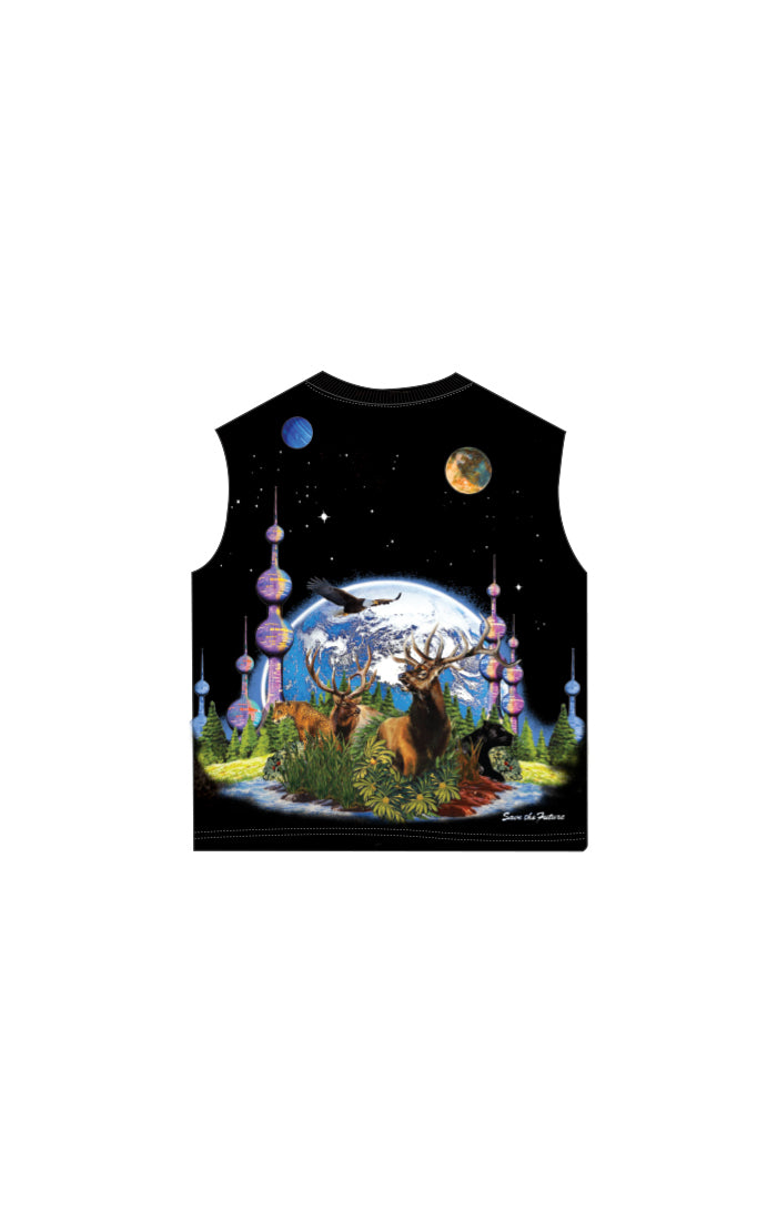 Back View of the Billionaire Boys Club Memories Tank