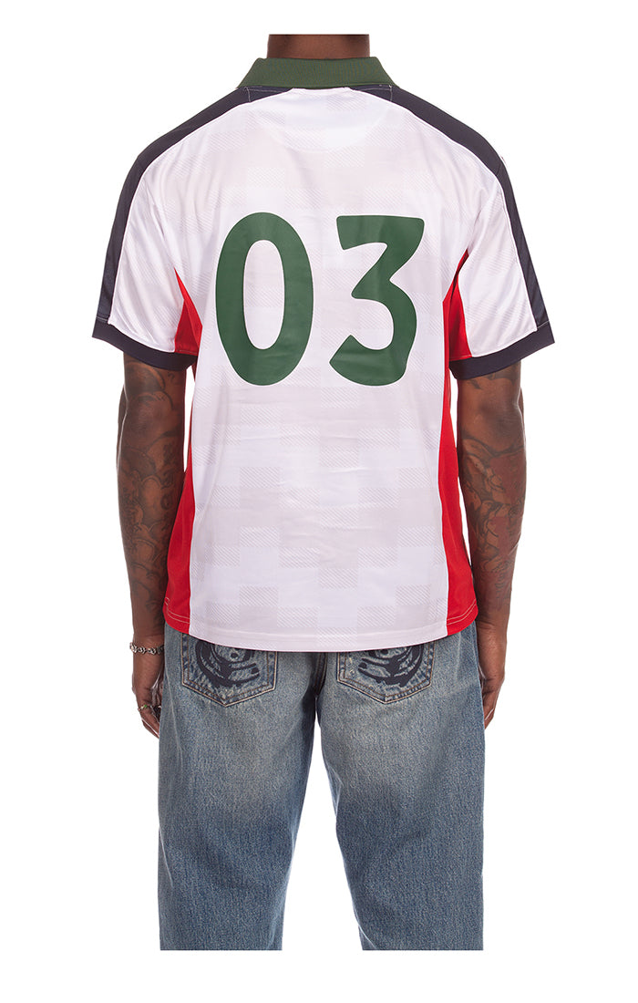 Back View of the Billionaire Boys Club Midi SS Polo