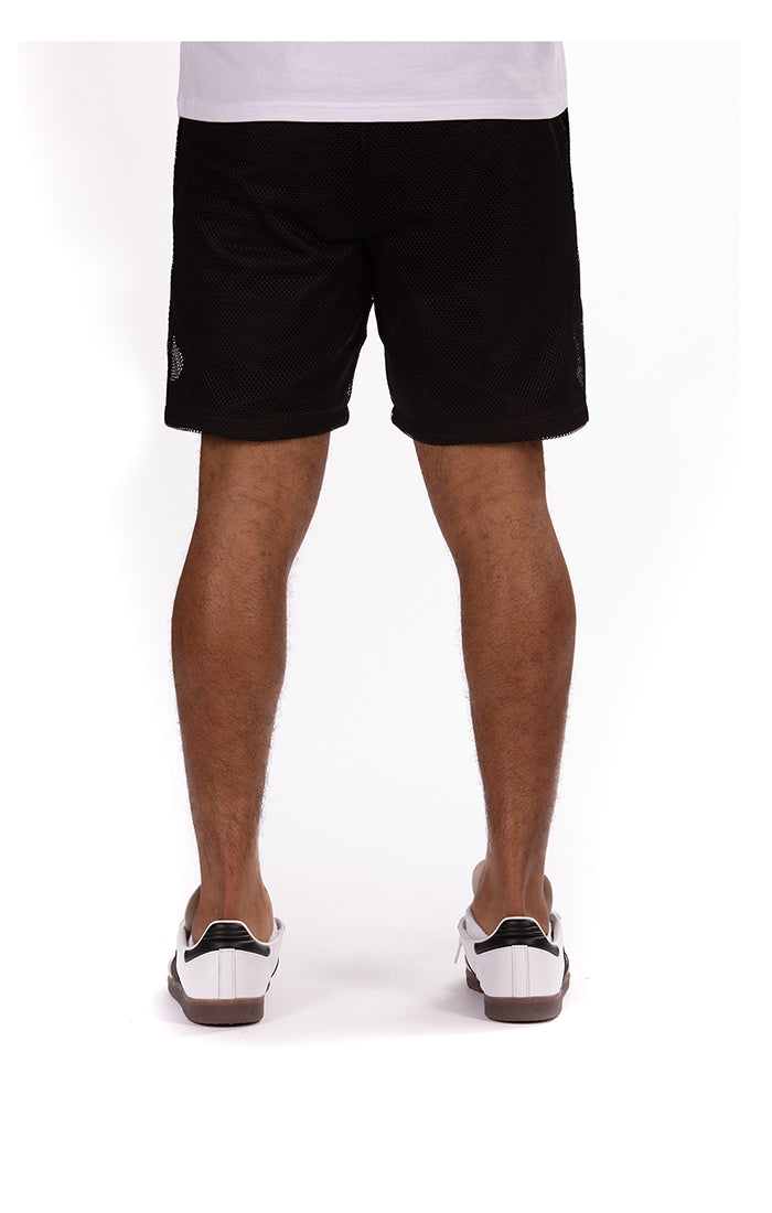 Back View of the Billionaire Boys Club Next Shorts in Black