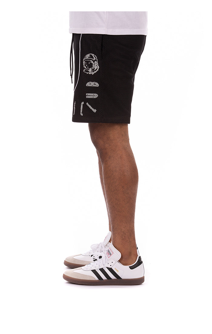 Left Side View of the Billionaire Boys Club Next Shorts in Black