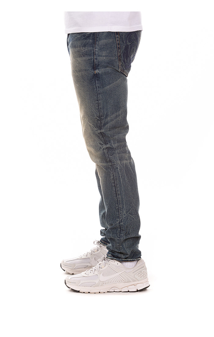Left Side View of the Billionaire Boys Club Portal Jeans (Slim Fit)