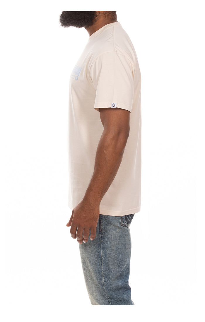 Left Side View of the Billionaire Boys Club Small Logo SS Knit T-Shirt