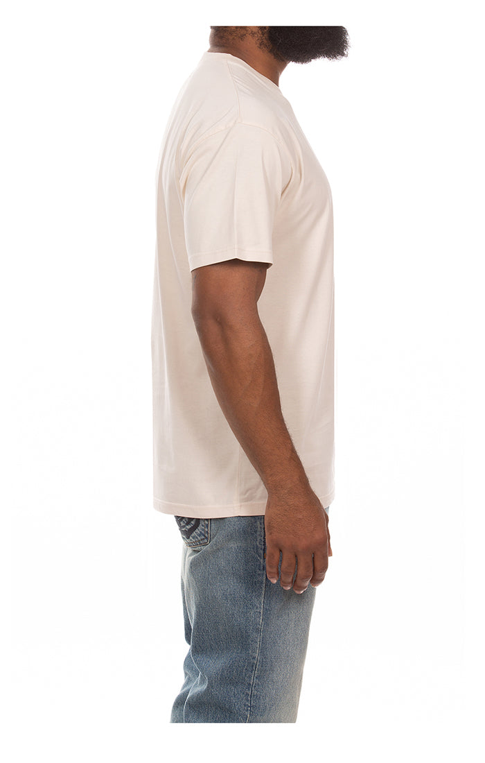 Right Side View of the Billionaire Boys Club Small Logo SS Knit T-Shirt