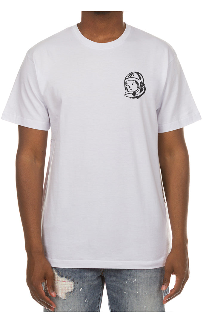Front View of the Billionaire Boys Club BB Solar System SS Tee in White