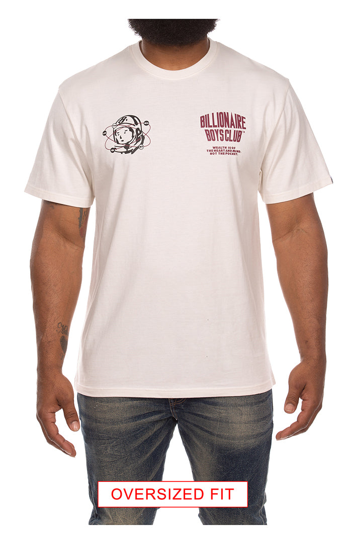 Front View of the Billionaire Boys Club Thunder SS Knit (Oversize Fit) Tee