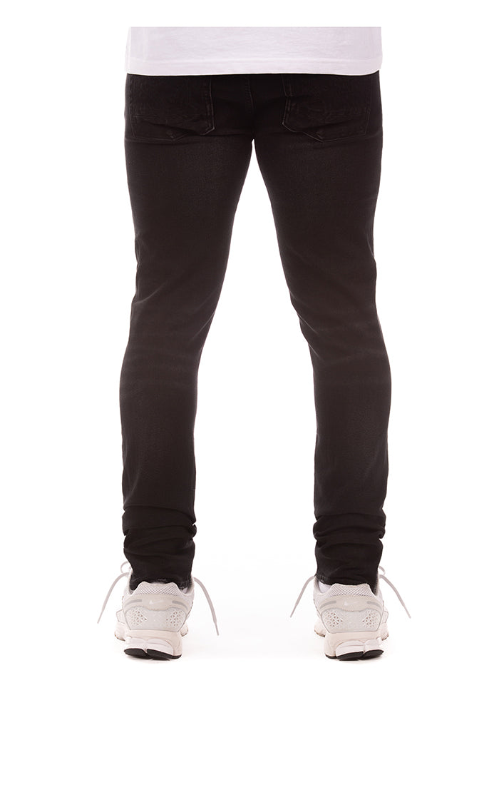 Back View of the Billionaire Boys Club BB Trek Jeans (Slim Fit) in darkside