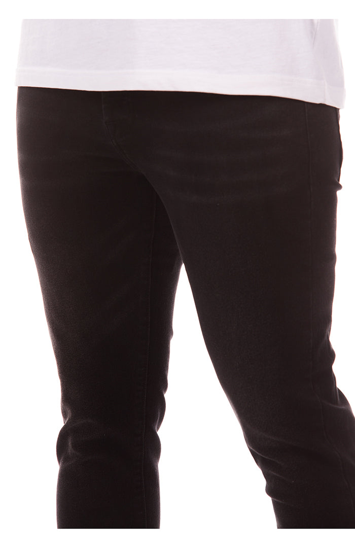 Close-Up View of the Billionaire Boys Club BB Trek Jeans (Slim Fit) in darkside