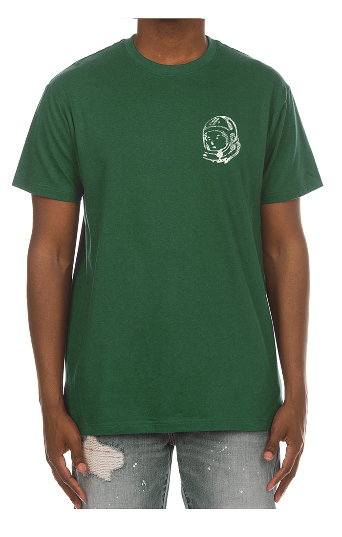 Front View of the Billionaire Boys Club World SS Tee in Eden