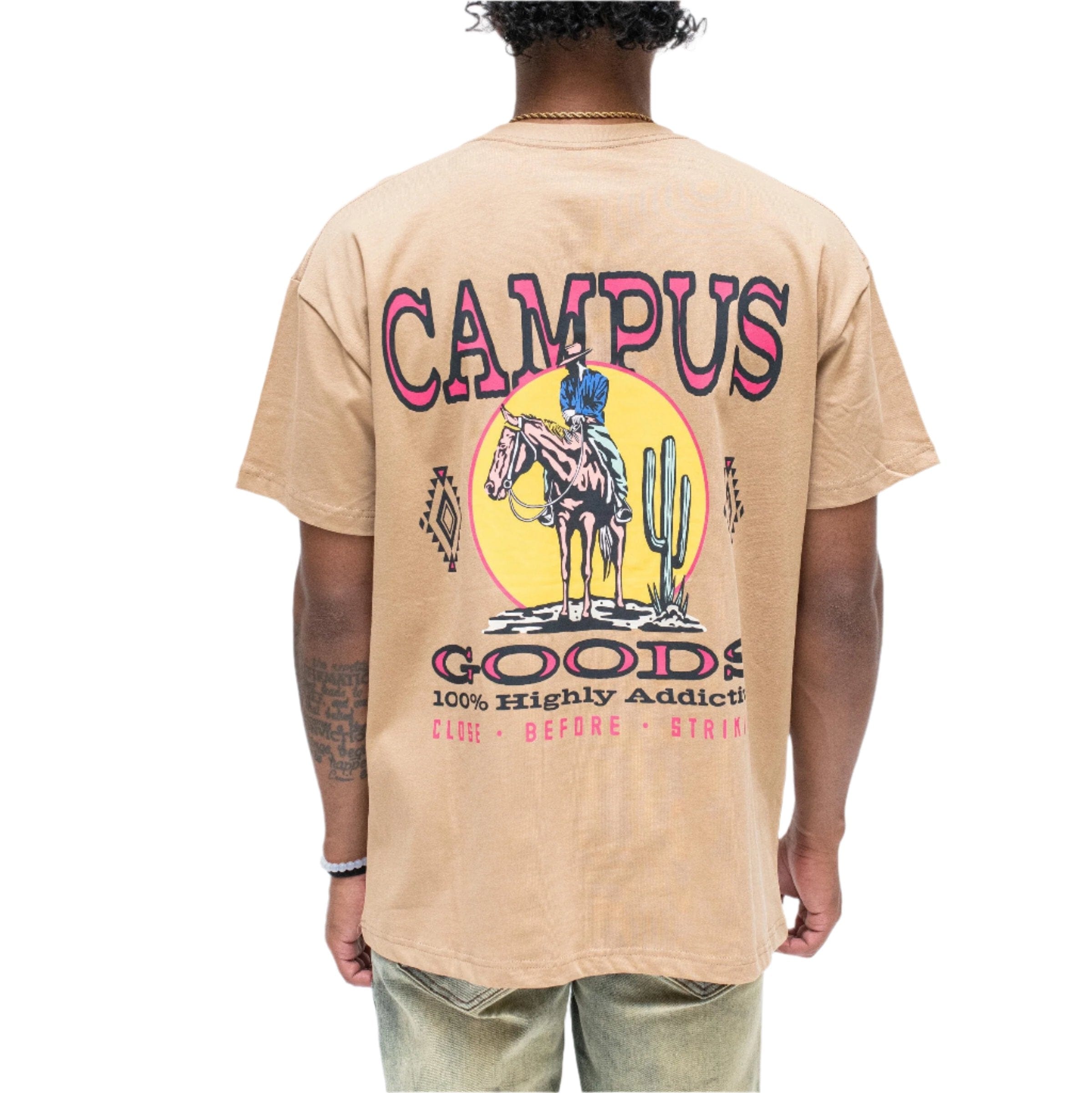 CAMPUS S / sand Western Tee (Sand)