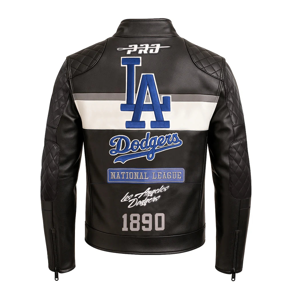 PRO STANDARD LOS ANGELES DODGERS M MOTO JACKET