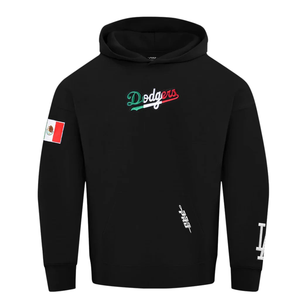Pro Standard Los Angeles Dodgers Mexico Wingspan Drop Shoulder Hoodie-thumbmail-2