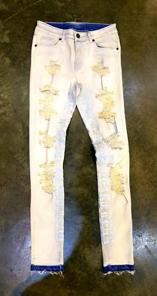 Focus Jeans 32 / Vintage/Sky Blue Heartless Flare Stack