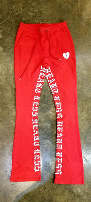 Focus Jeans S / Red Heartless French Terry Stack