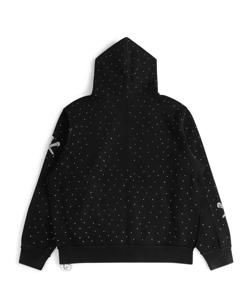 Back View of the Dagger Blk Hoody by GFTD LA