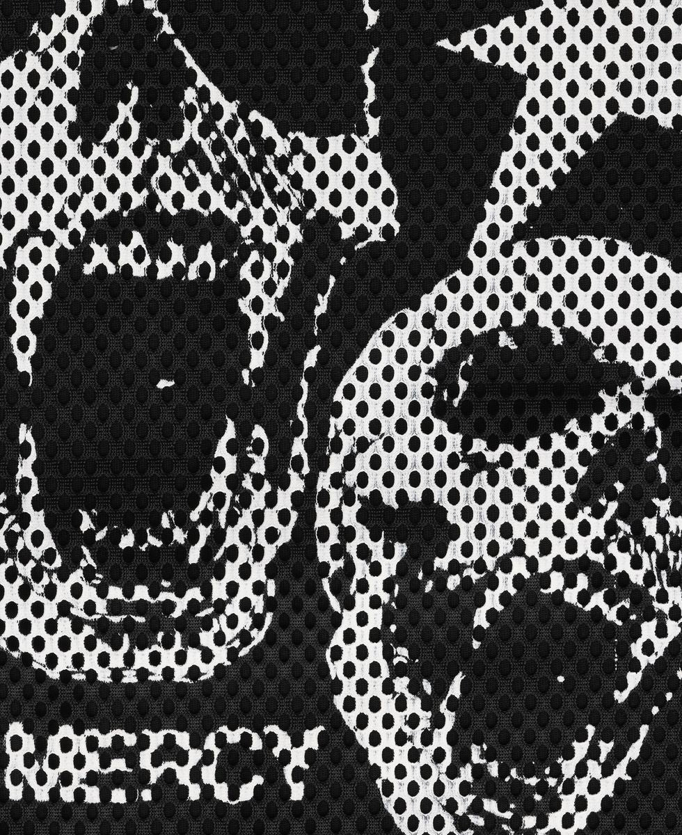 Close Up View of the No Mercy Blk Jersey by GFTD LA