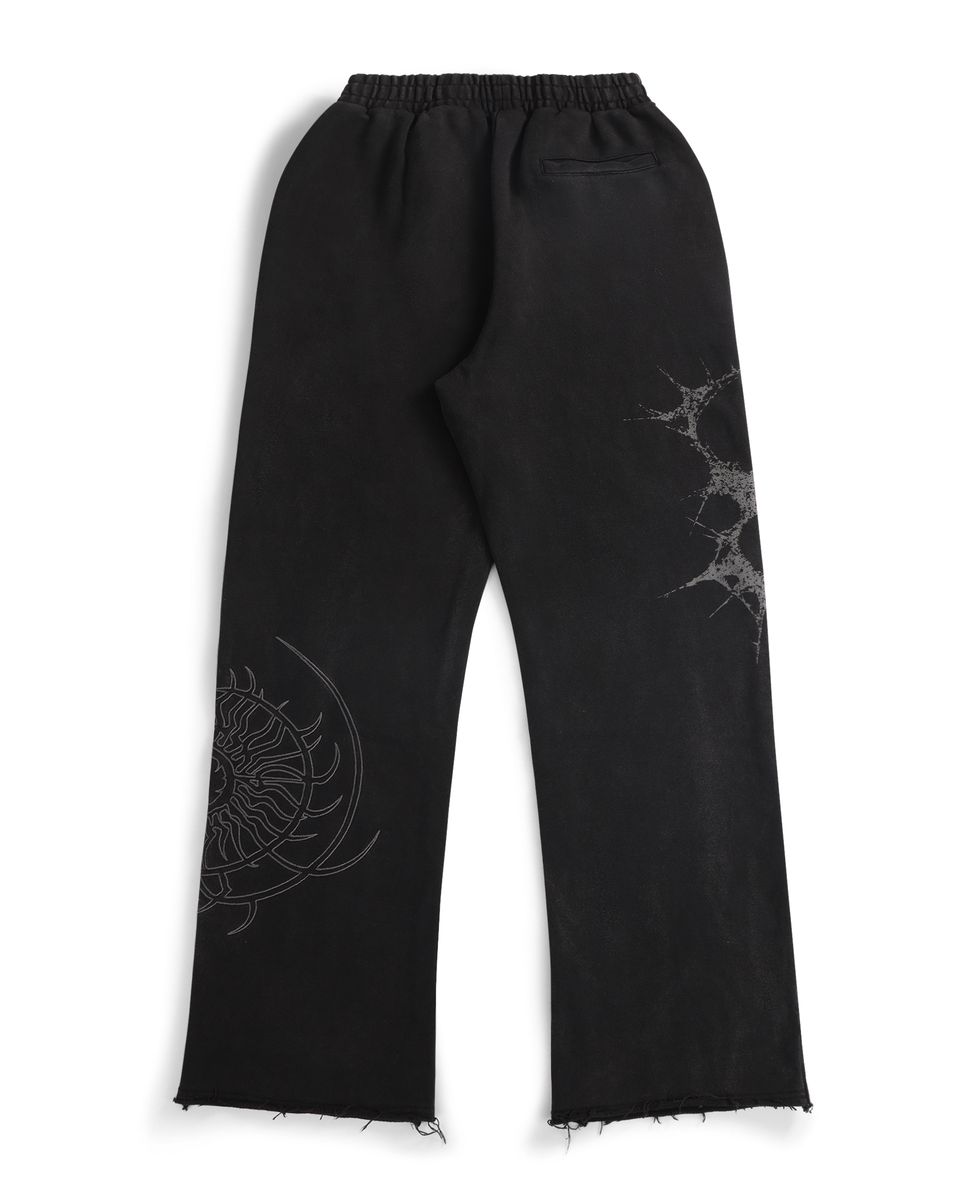 Back View of the Rage Blk Pants by GFTD LA