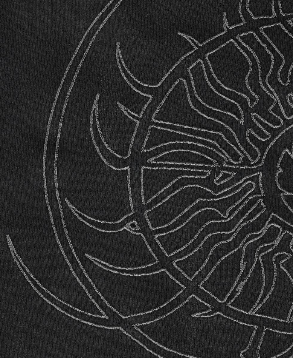 Close Up View of the Rage Blk Pants by GFTD LA