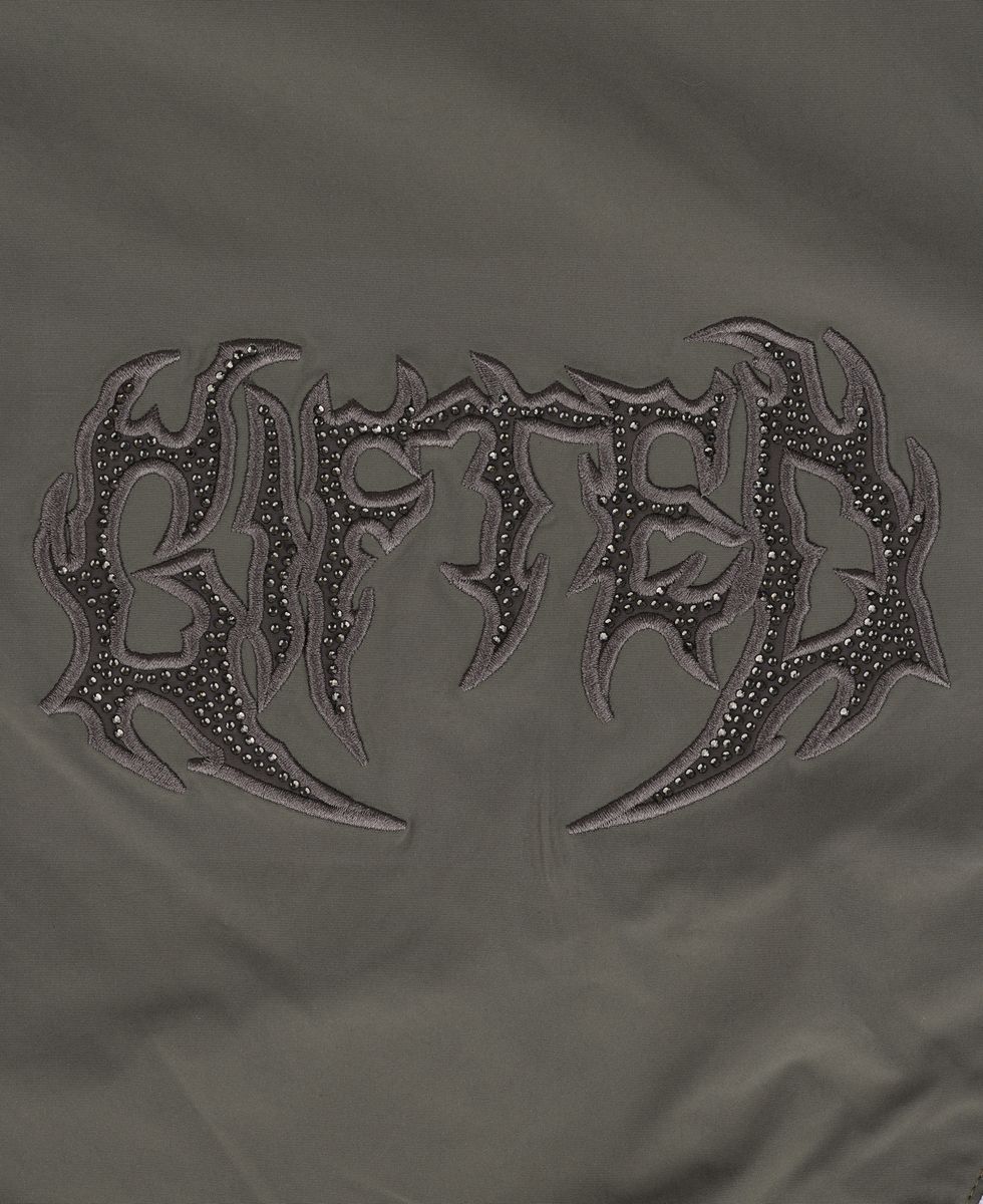 Close Up View of the Vision Green Jacket by GFTD LA