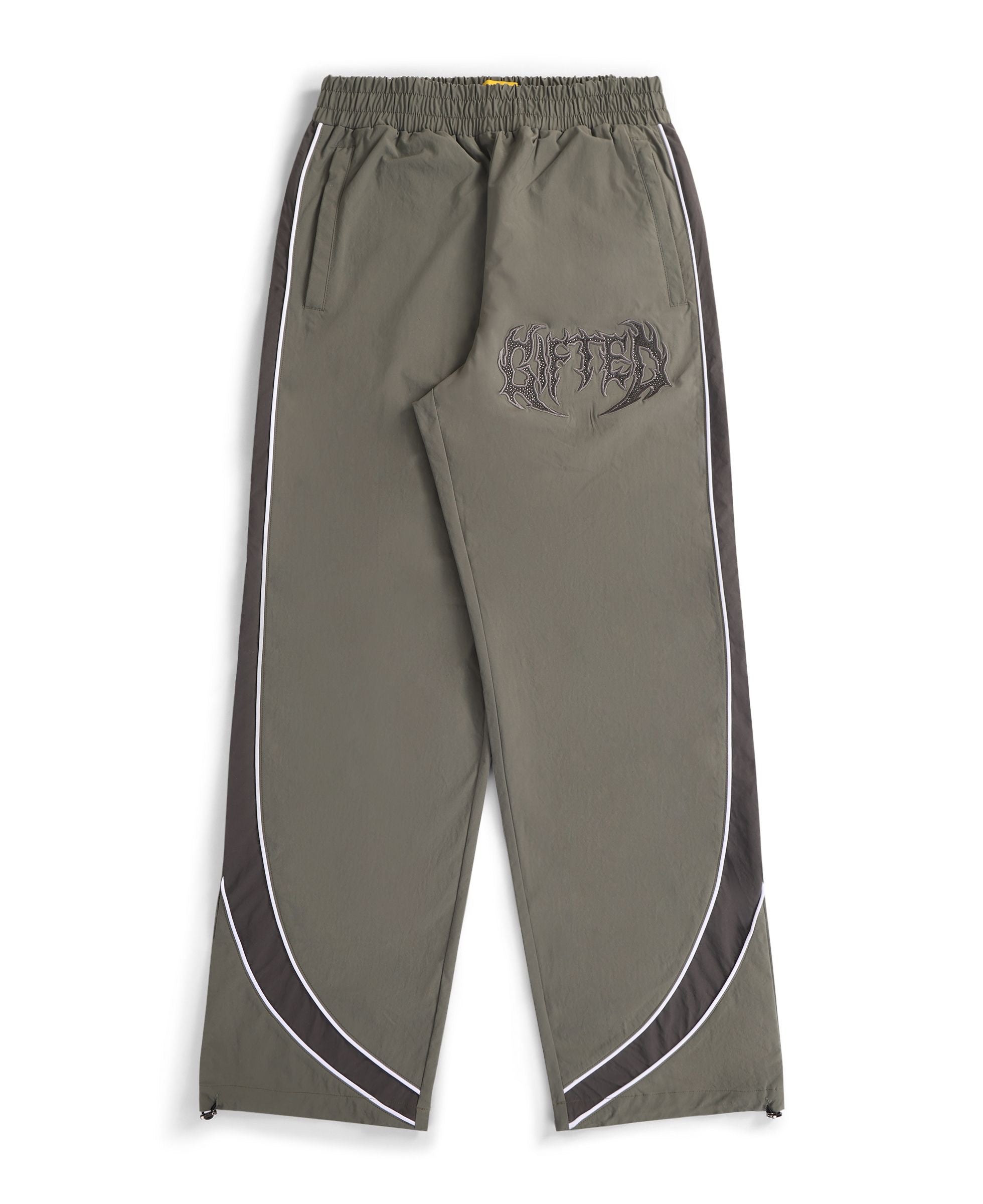 Front View of the Vision Green Pants by GFTD LA