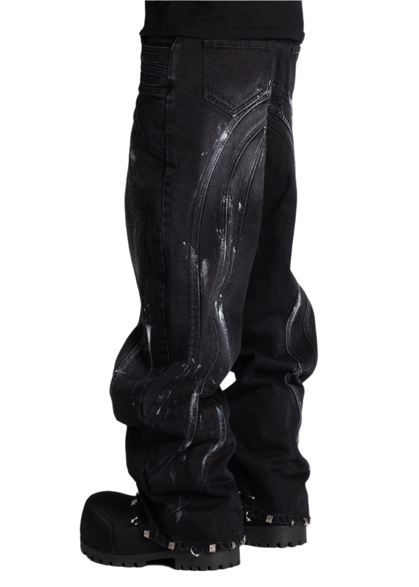 Guapi Iron Grey Piercing Denim