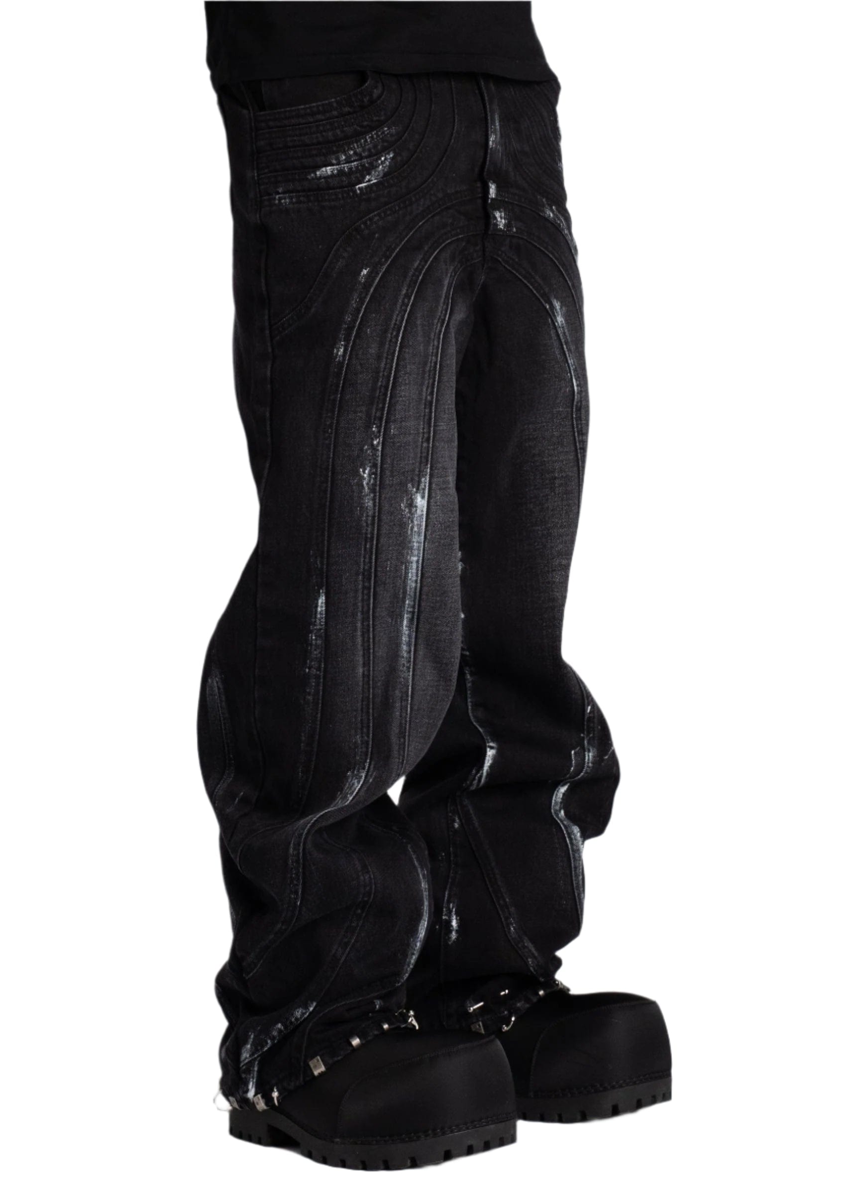 Guapi Iron Grey Piercing Denim