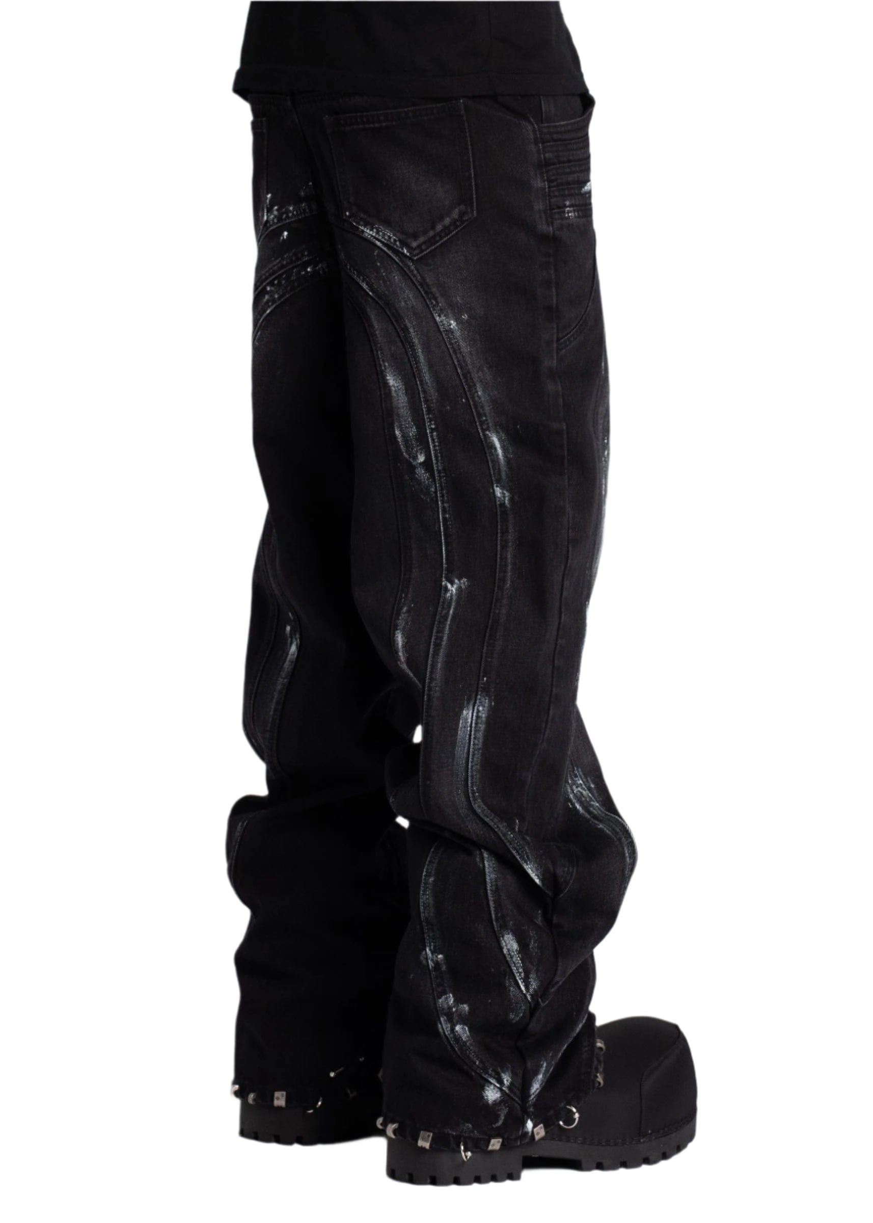 Guapi Iron Grey Piercing Denim