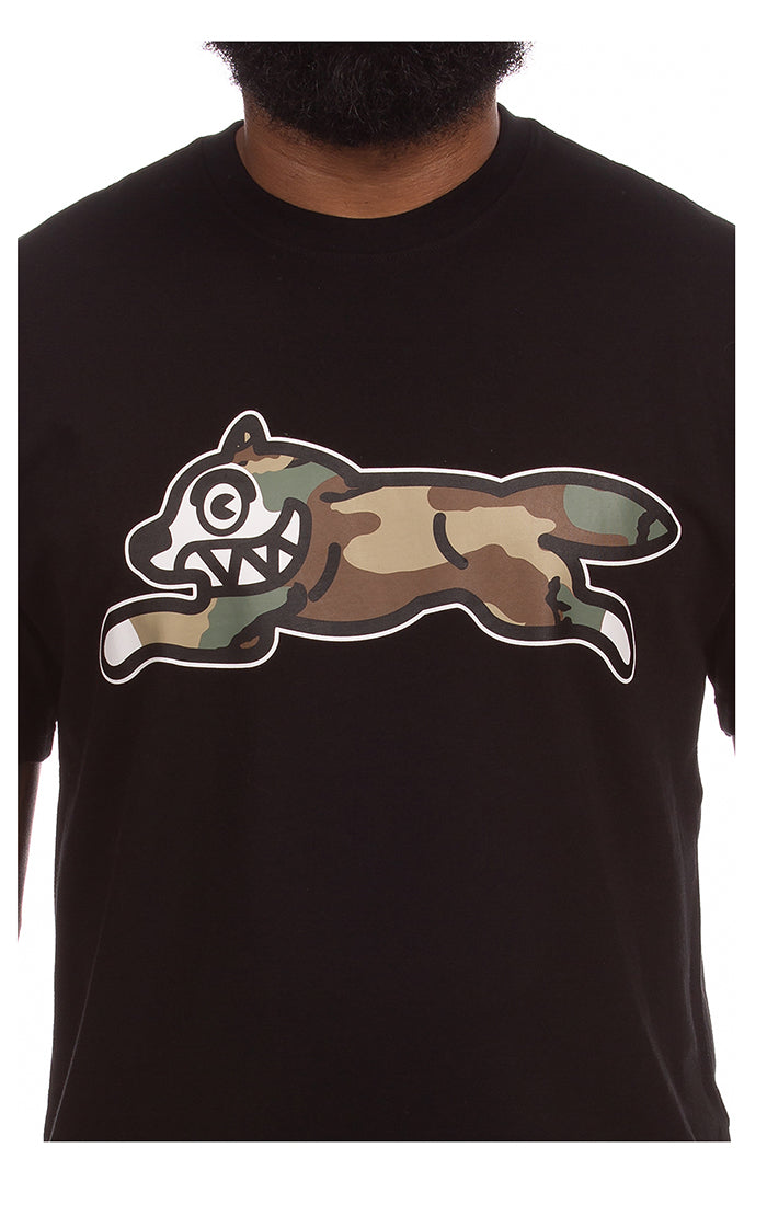Close Up Front View of the Camo Dog SS Tee