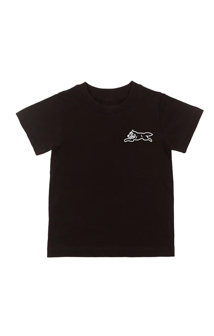 Front View of the IceCream Kids IceKing SS Tee in Black