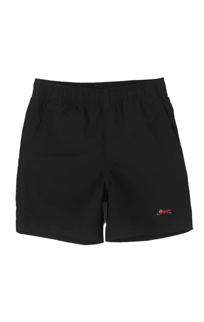 Front View of the IceCream Kids Nero Shorts in Black