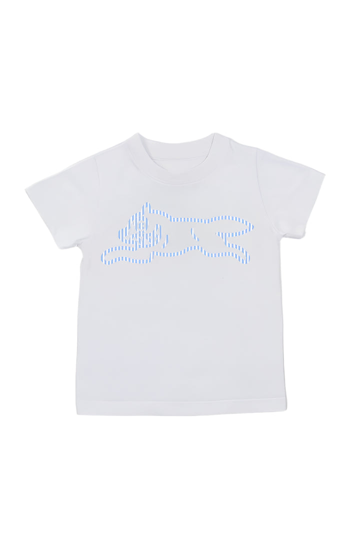 Front View of the IceCream Kids Yikes Stripes SS Tee