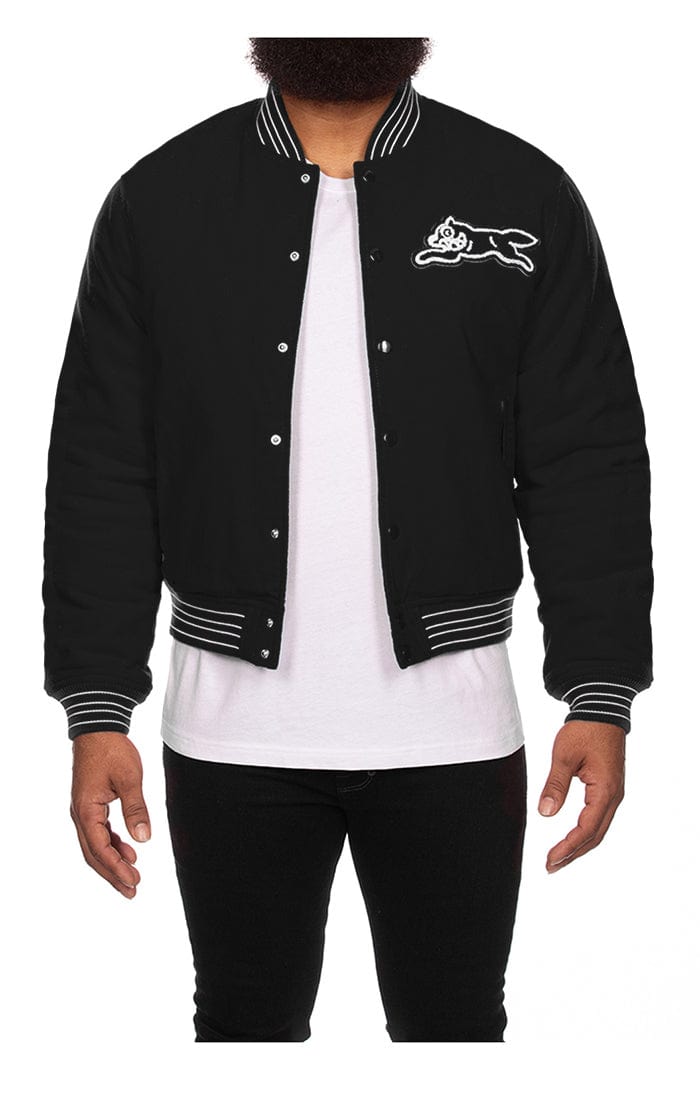 IceCream S / black hounds varsity jacket